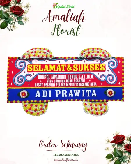 Papan Bunga Ucapan Selamat Mekar Hurip
